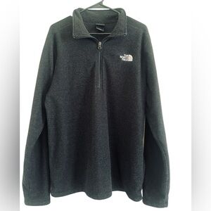 The North Face Men's black Zip-Up Sweater